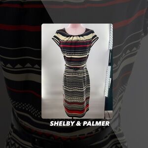 EUC Shelby & Palmer Cap Sleeve Sheath